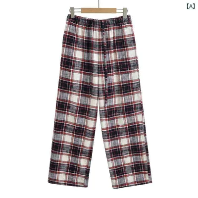 ロングパンツ レディース ズボン ボトムス 赤 レッド チェック柄 ハイウエスト ワイドパンツ ストレートパンツ ゆったり 体型カバー 大きいサイズ プラスサイズ 着痩せ 伸縮性 落ち感 部屋着 カジュアル アウトドア 秋冬 秋 冬 普段使い 美脚 きれ