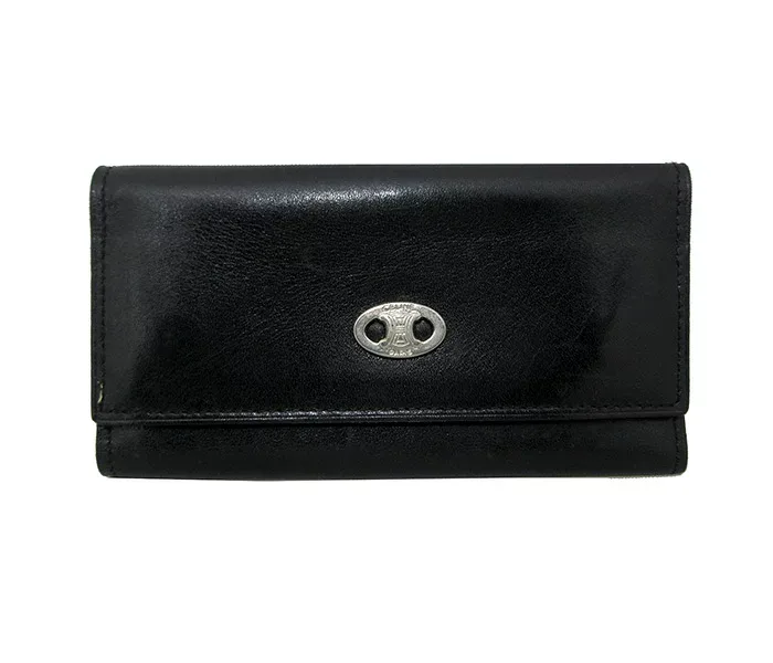 【CELINE】セリーヌ 小物 キーケース 6連 ブラックカーフ 中古ランクB お洒落【動画あり】【全国送料無料】【あす楽対応】【中古】