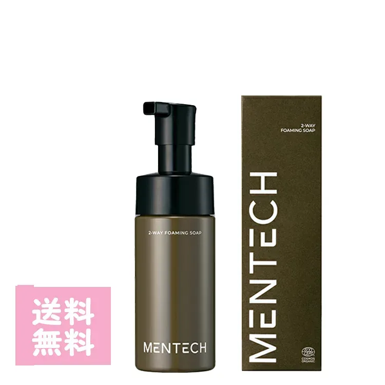 メンテック 2WAY フォーミングソープ 100ml オーガニック 洗顔 デリケートゾーン ムダ毛対策 体臭予防 アミノ酸系洗浄成分 アルギニン CICA セラミド