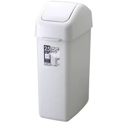 リス(RISU) ゴミ箱 スイングペール グレー 25L HOME&HOME ダストボックス おしゃれ キッチン オフィス 事務所 日本製 25ND