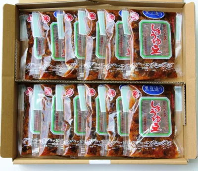 米こうじ入しょうゆ豆(黒豆造り)200g×12個セット