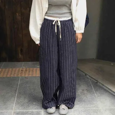 カジュアルパンツ レディース 韓国風 ゆったり ウエストゴム 花柄レース 切り替え ストレートパンツ ポリエステル繊維 春夏 秋冬 ベージュ ブラック