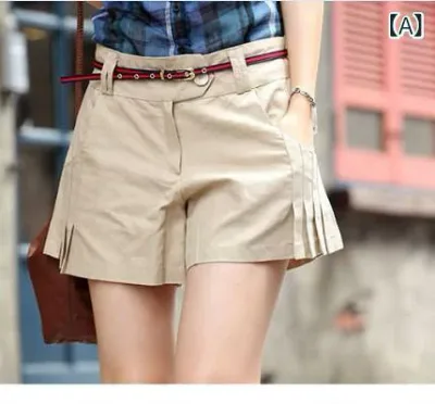 ハーフパンツ レディース 大きいサイズ ゆったり ワイドレッグ 短パン ショーパン 綿混紡 黒 カーキ色
