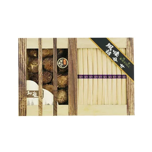 【ギフト包装・のし紙無料】乾物家 国産椎茸と手延そうめん御詰合せ KBY-EJ3(B4)