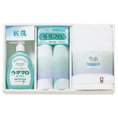 【ギフト包装・のし紙無料】匠洗 ウタマロ石鹸・キッチン洗剤ギフト UTA-205A(A3)
