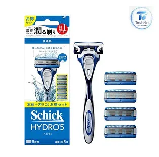 シック ハイドロ5 ベーシック コンボパック ホルダー 刃付き + 替刃4コ入 単品 Schick 髭剃り ヒゲ 青森倉庫