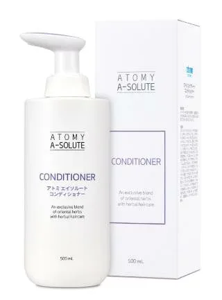 アトミ エイソルートコンディショナー 500ml ATOMY A-SOLUTE CONDITIONER 中性/乾燥頭皮タイプ 韓国コスメ Atom美 ナチュラルコスメ J00695 #8809581079090