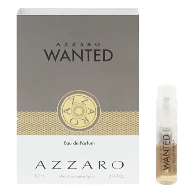 アザロ 香水 お試し メンズ ウォンテッド (チューブサンプル) EDP・SP 1.2ml 送料無料 香水 フレグランス