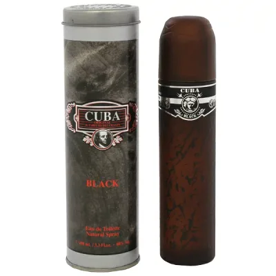 香水 CUBA キューバ ブラック EDT・SP 100ml 【フレグランス ギフト プレゼント 誕生日 メンズ・男性用】【CUBA BLACK EAU DE TOILETTE SPRAY】