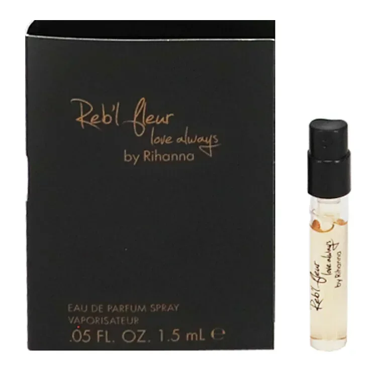香水 RIHANNA レベル フルール ラブ オールウェイズ バイ リアーナ (チューブサンプル) EDP・SP 1.5ml 【送料無料】【フレグランス ギフト プレゼント 誕生日 レディース・女性用】【レベル フルール REB’L FLEUR LOVE ALWAYS BY RIHANNA EAU DE PARFUM SPRAY】