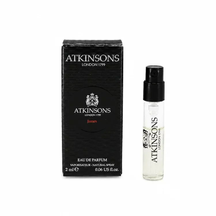 香水 ATKINSONS ジェームズ (チューブサンプル) EDP・SP 2ml 【送料無料】【フレグランス ギフト プレゼント 誕生日 メンズ・男性用】【JAMES EAU DE PARFUM】