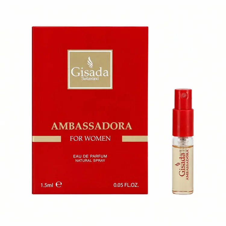 香水 GISADA アンバサドラ (チューブサンプル) EDP・SP 1.5ml 【送料無料】【フレグランス ギフト プレゼント 誕生日 レディース・女性用】【AMBASSADORA EAU DE PARFUM SPRAY】