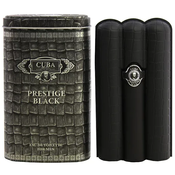 香水 CUBA キューバ プレステージ ブラック フォーメン EDT・SP 90ml 【フレグランス ギフト プレゼント 誕生日 メンズ・男性用】【CUBA PRESTIGE BLACK FOR MEN EAU DE TOILETTE SPRAY】