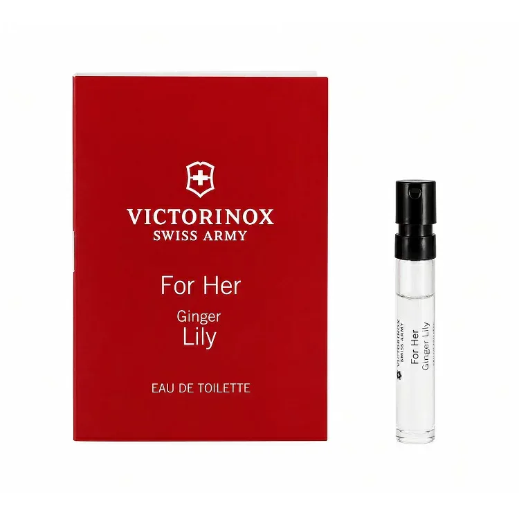香水 VICTORINOX SWISS ARMY ジンジャー リリー (チューブサンプル) EDT・SP 1.2ml 【送料無料】【フレグランス ギフト プレゼント 誕生日 レディース・女性用】【GINGER LILY EAU DE TOILETTE SPRAY】