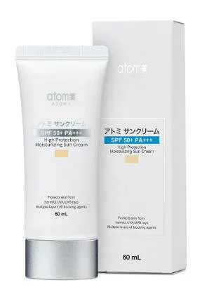 アトミ サンクリーム(ベージュ) 60ml ATOMY SUN CREAM 紫外線ケア 日焼け止め ナチュラルコスメ 韓国コスメ Atom美 ATOMY ATOMI J00285 #8809258226581
