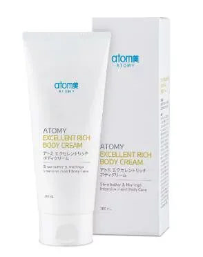アトミ エクセレントリッチボディクリーム 200mL ATOMY EXCELLENT RICH BODY CREAM 乾燥を防ぎ 韓国コスメ Atom美 チュラルコスメ J00647 #8809626563881