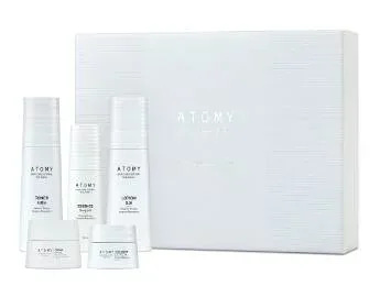 アトミ スキンンケアシステム ザフェイム 5種セット (化粧水 150ml/アイクリーム 40ml/美容液 50ml/乳液 135ml/クリーム 50ml) ATOMY SKINCARE SYSTEM THE FAME 韓国コスメ ナチュラルコスメ Atom美 ATOMY ATOMI J00003 #8809626566226