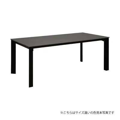 グラナダ2 150×80テーブル 高さ72cm セラミック天板 サンドグレイ×ブラックフレーム GranadaII