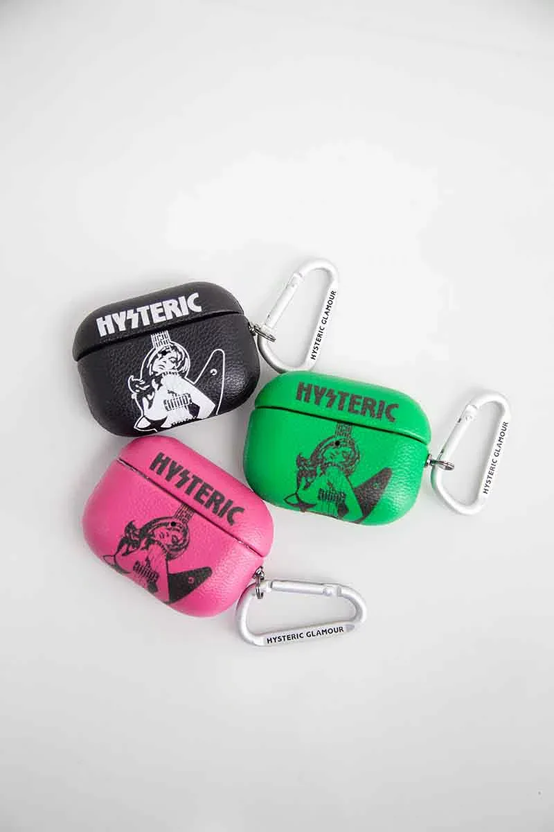 ファッション雑貨 HYSTERIC GLAMOUR ヒステリックグラマー GUITAR GIRL AirPodsProケース 返品交換不可