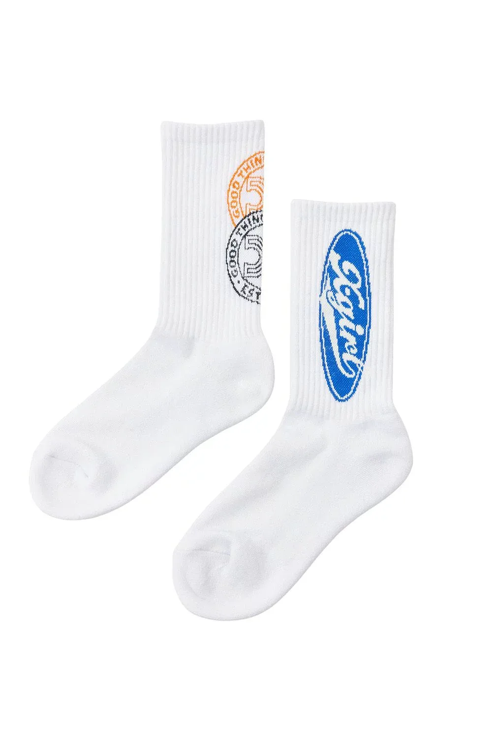 【正規店より即日発送】 ファッション雑貨 X-GIRL エックスガール MIX LOGO JACQUARD RIB SOCKS -