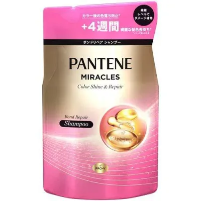 【4個セット】パンテーンミラクルズ カラーシャイン&リペア シャンプー 詰替 (350g)/ PANTENE MIRACLES