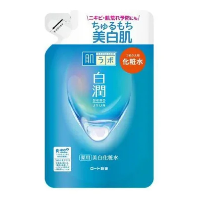 【2個セット】【医薬部外品】肌ラボ 白潤 薬用 美白化粧水 詰め替え 170ml ロート製薬 トラネキサム酸 配合 シミ 予防 抗炎症 浸透 ヒアルロン酸 ビタミンC 透明感 つめかえ 詰替 お得 送料無料 日本製 170 5