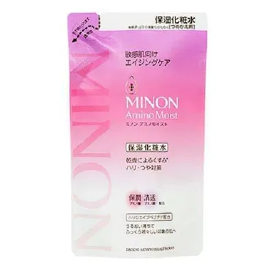 MINON ミノン アミノモイスト エイジングケア ローション つめかえ用 130mL|敏感肌 年齢肌 保湿化粧水 ハリ つや 乾燥小ジワ対策