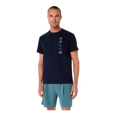 アシックス asics テニスウェア メンズ グラフィックTシャツ 2041A351(401)