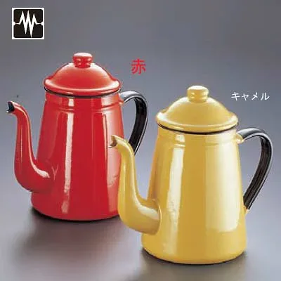 コーヒーポット #13 1 6L 赤 ホーロー キリン印/プロ用/新品/小物送料対象商品