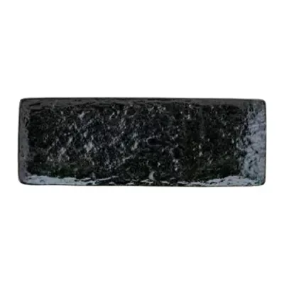 12-111-10/石目 30cm細角皿 黒耀 30.3×11×2.5(cm)/業務用/新品/小物送料対象商品