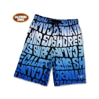 水着 メンズ サーフパンツ ブランド Mサイズ CALIFORNIA SHORE 男性 ロゴ