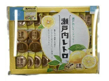 瀬戸内レモンクッキー 瀬戸内レトロ 30枚入(名所堂)|4989596030508()
