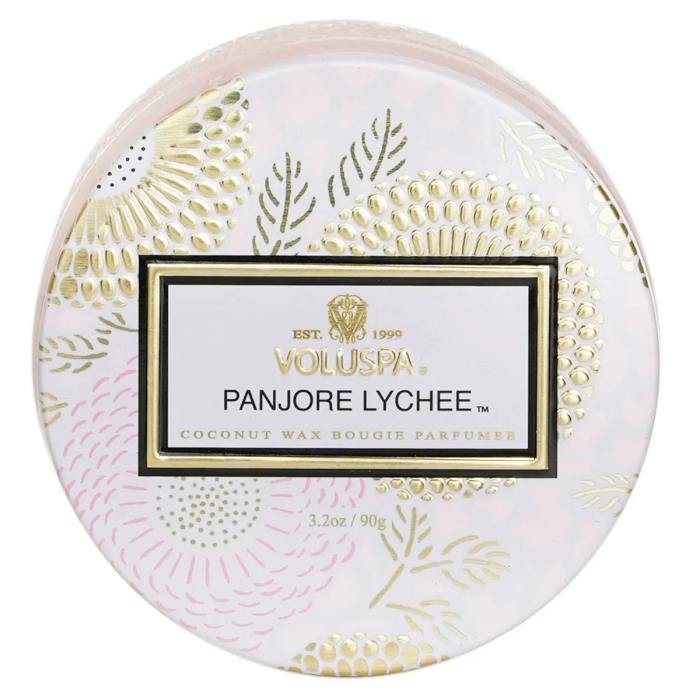 【月間優良ショップ受賞】 Voluspa Petite Jar Candle - Panjore Lychee ボルスパ Petite Jar Candle - Panjore Lychee 90g/3.2oz 送料無料 海外通販