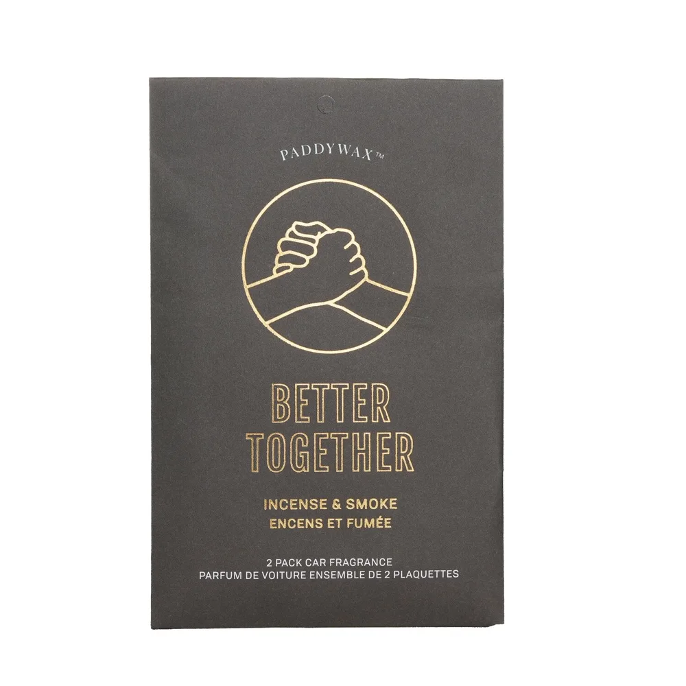 【月間優良ショップ受賞】 Paddywax Impressions Car Fragrance - Better Together パディワックス Impressions Car Fragrance - Better Together 2packs 送料無料 海外通販