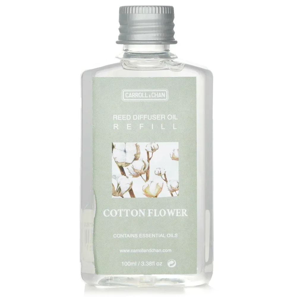 【月間優良ショップ受賞】 Carroll & Chan Reed Diffuser Refill - # Cotton Flower キャンドル・キャロル&チャン Reed Diffuser Refill - # Cotton Flower 100ml/3.38oz 送料無料 海外通販