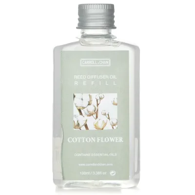 【月間優良ショップ受賞】 Carroll & Chan Reed Diffuser Refill - # Cotton Flower キャンドル・キャロル&チャン Reed Diffuser Refill - # Cotton Flower 100ml/3.38oz 送料無料 海外通販
