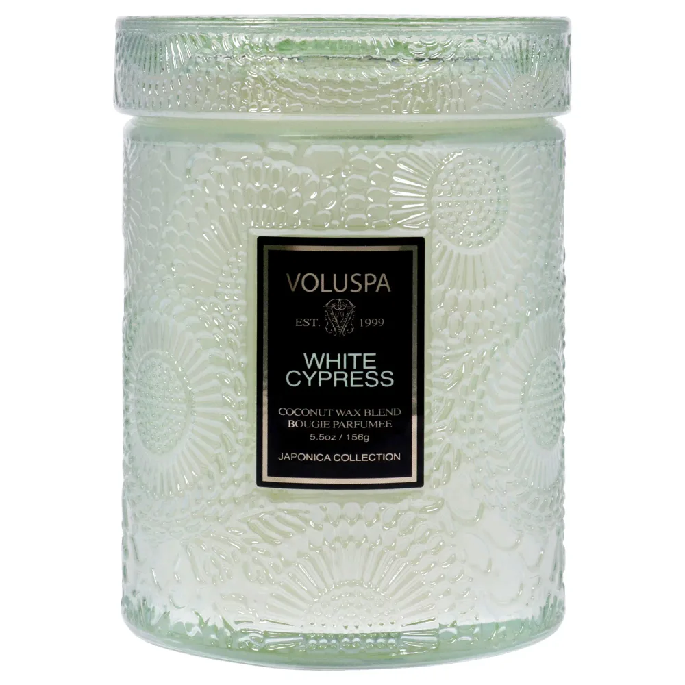 Voluspa White Cypress - Small by Voluspa for Unisex - 5.5 oz Candle