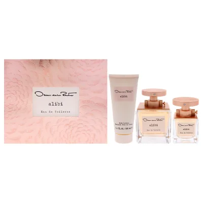 Oscar De La Renta Alibi by Oscar De La Renta for Women - 3 Pc Gift Set 3.4oz EDT Spray, 1oz EDT Spray 3.4oz Body Lotion