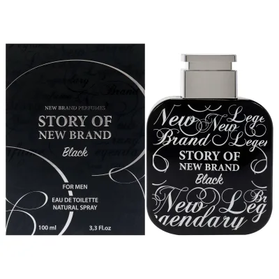New Brand Story Of New Brand Black by New Brand for Men - 3.3 oz EDT Spray