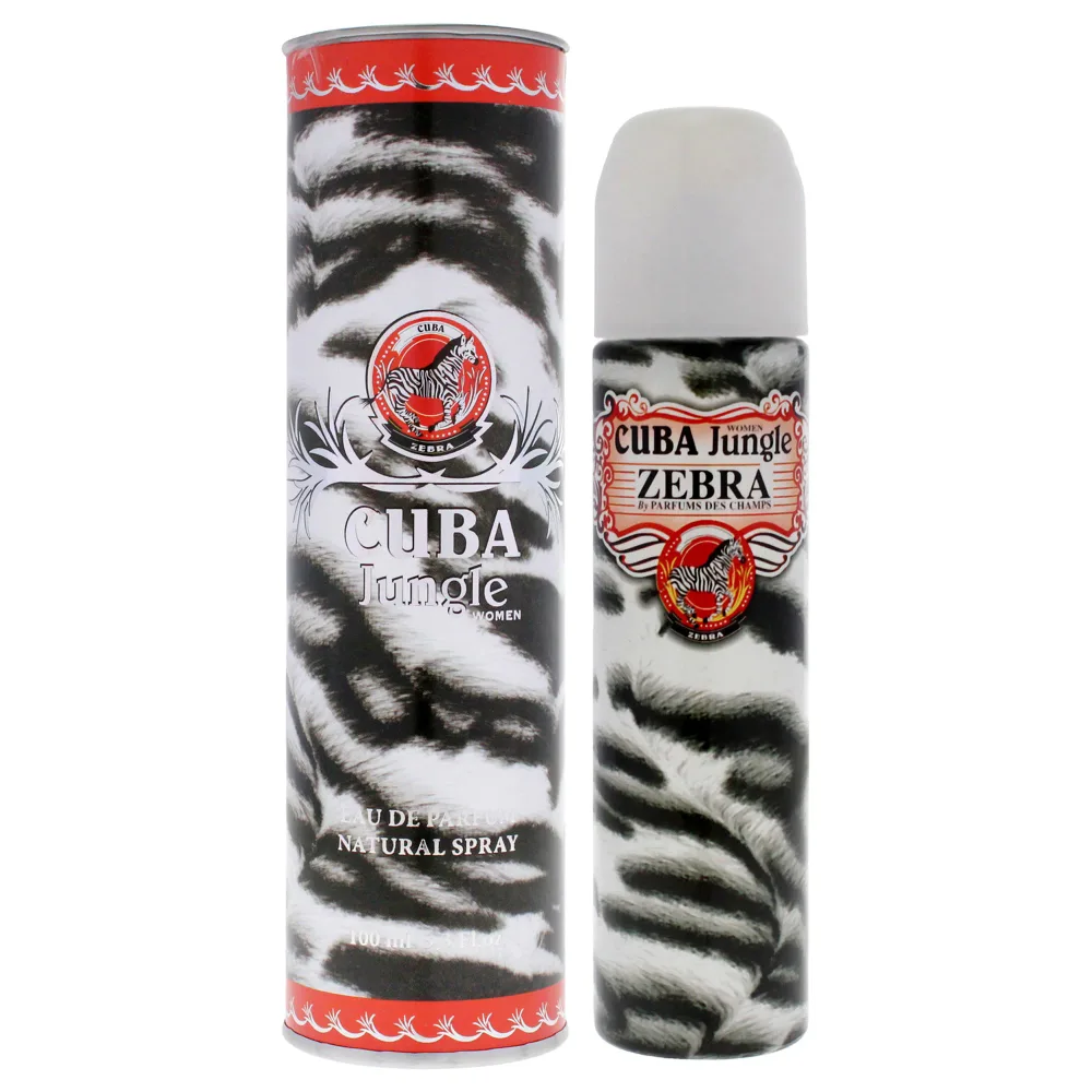 Cuba Cuba Jungle Zebra by Cuba for Women - 3.3 oz EDP Spray