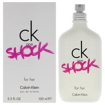 Calvin Klein CK One Shock For Her by Calvin Klein for Women - 3.4 oz EDT Spray