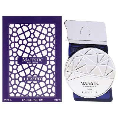 Khalis Luxury Collection - Majestic by Khalis for Men - 3.4 oz EDP Spray