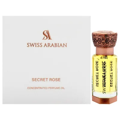 Swiss Arabian Secret Rose by Swiss Arabian for Unisex - 0.39 oz Perfume Oil