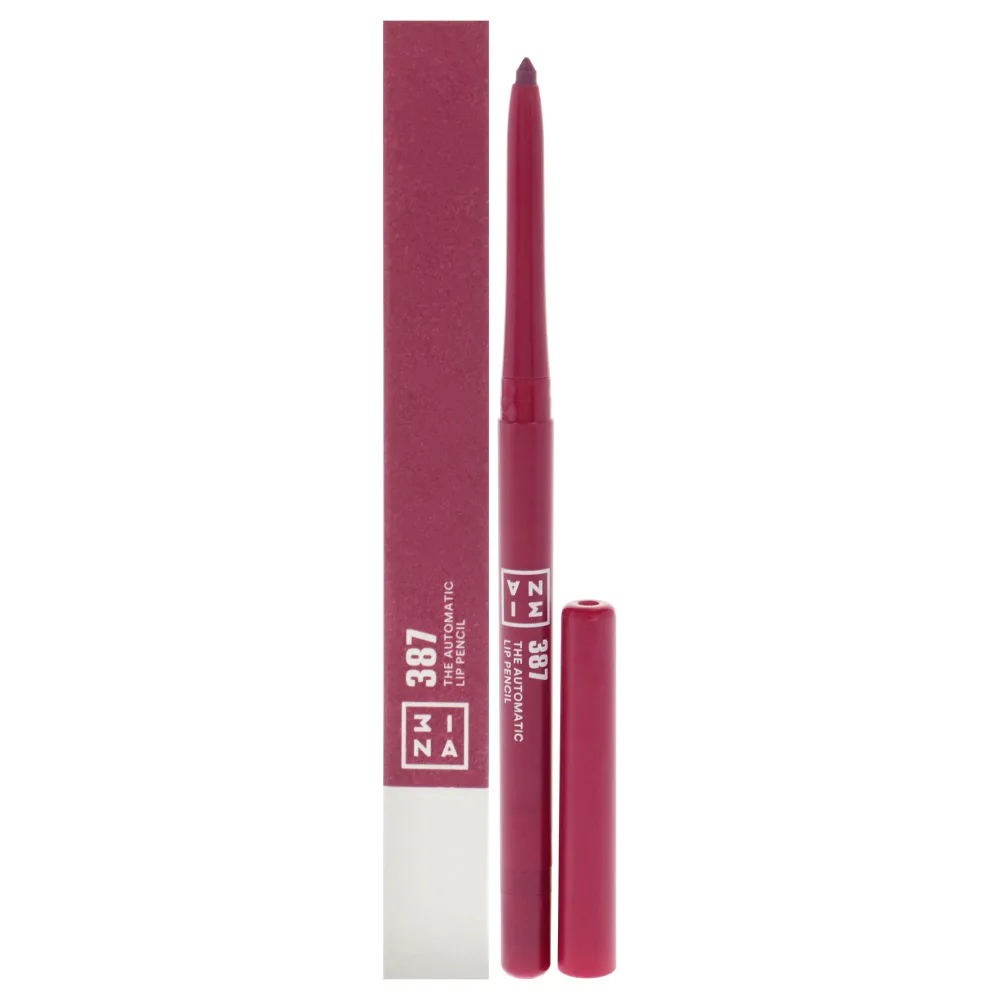 3INA The Automatic Lip Pencil - 387 Purple by 3INA for Women - 0.01 oz Lip Pencil