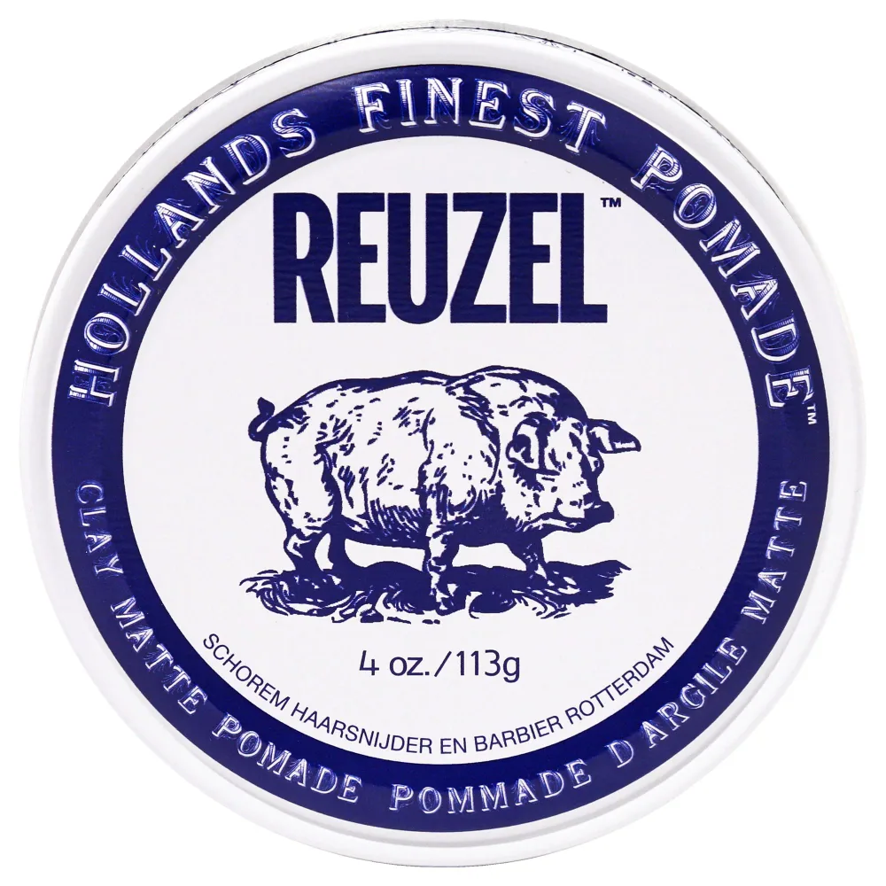 Reuzel Clay Matte Pomade by Reuzel for Men - 4 oz Pomade