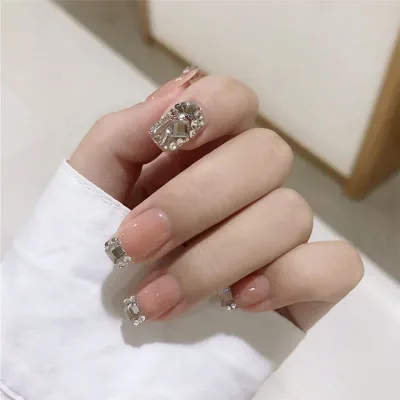 送料無料 デザインネイルチップ つけ爪 お得な24枚SET セット ネイルアート デコネイル 成人式 結婚式 披露宴 ネイルチップ ネイルパーツ j-210411-20