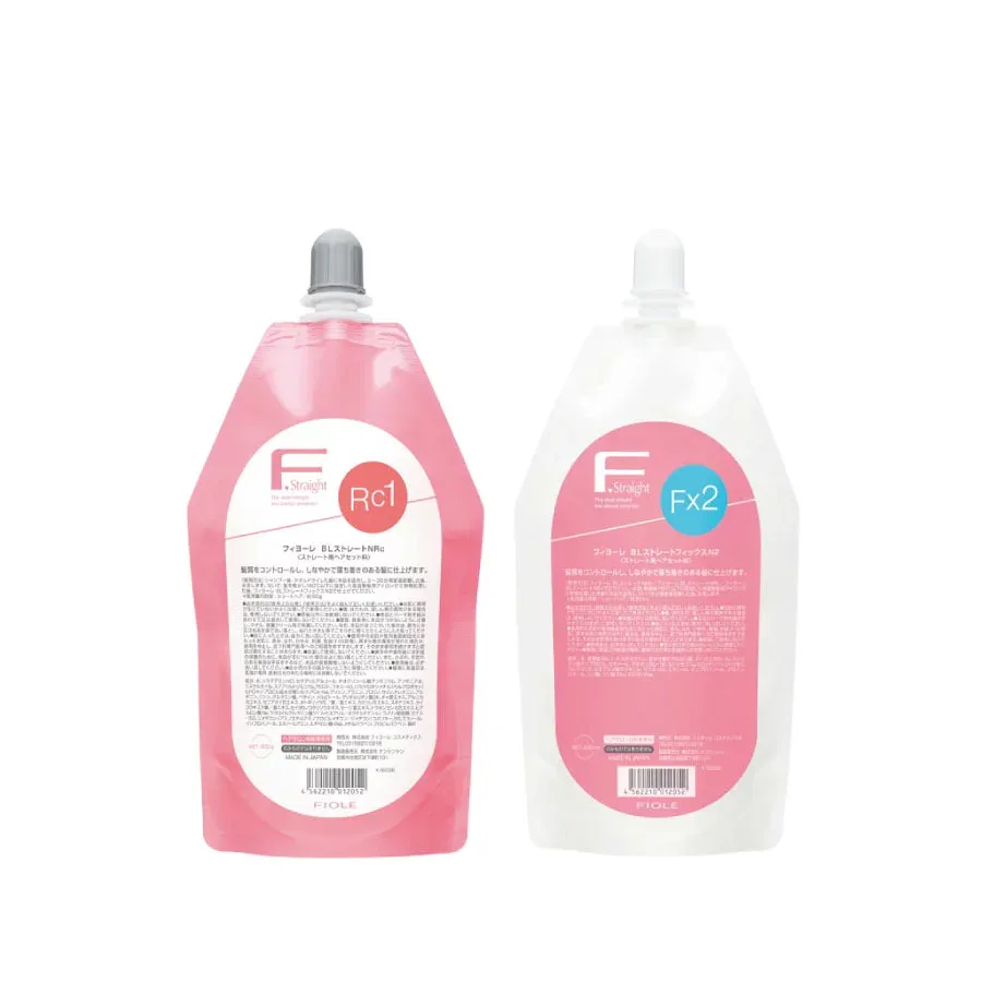 【 1剤 2剤 セット 】フィヨーレ FIOLE BLストレート FRc 400g & フィックスF2 400g Fx2 SET