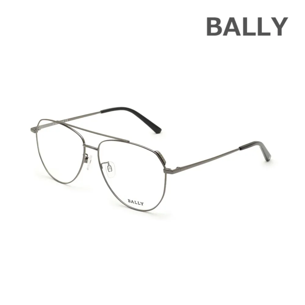 BALLY バリー メガネ 眼鏡 フレーム のみ BY5035-H/V-008 ガンメタル ノーズパッド メンズ レディース ユニセックス【送料無料(※北海道・沖縄は1,000円)】