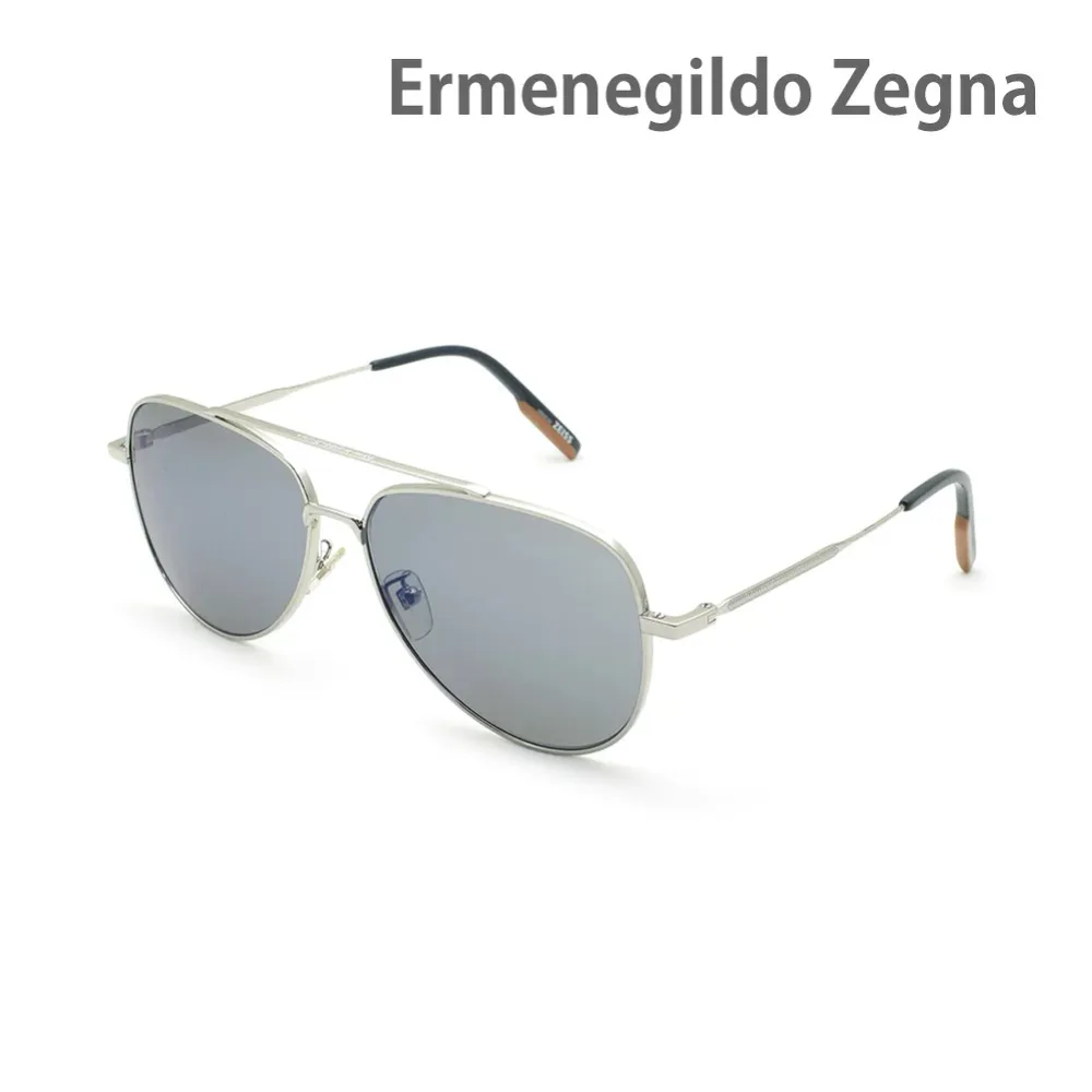 エルメネジルド・ゼニア サングラス EZ0121-D/S-16X グレー ノーズパッド メンズ レディース ユニセックス UVカット Ermenegildo Zegna【送料無料(※北海道・沖縄は1,000円)】