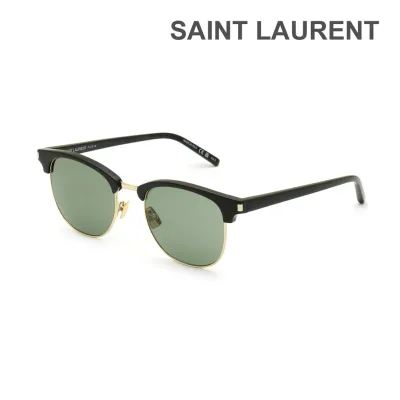 【国内正規品】サンローラン サングラス SL 108-014 ブラック ノーズパッド メンズ SAINT LAURENT【送料無料(※北海道・沖縄は1,000円)】